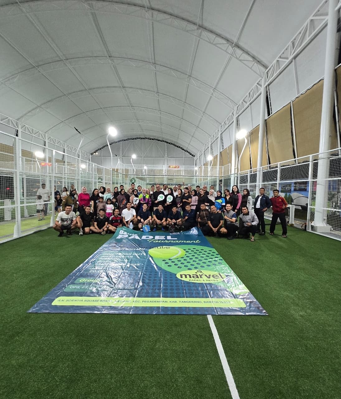 BRI Bintaro Gelar Kegiatan Olahraga Padel Bersama Nasabah dan Pegawai