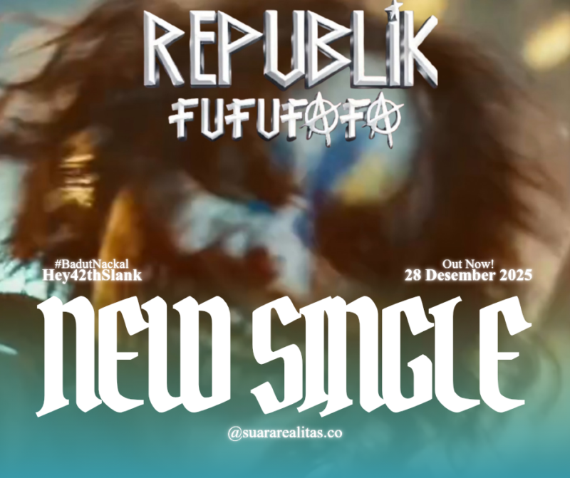 POTRET - single terbaru grup band legendaris Slank yang berjudul Republik Fufufafa. (Foto: Suara Realitas/Za).
