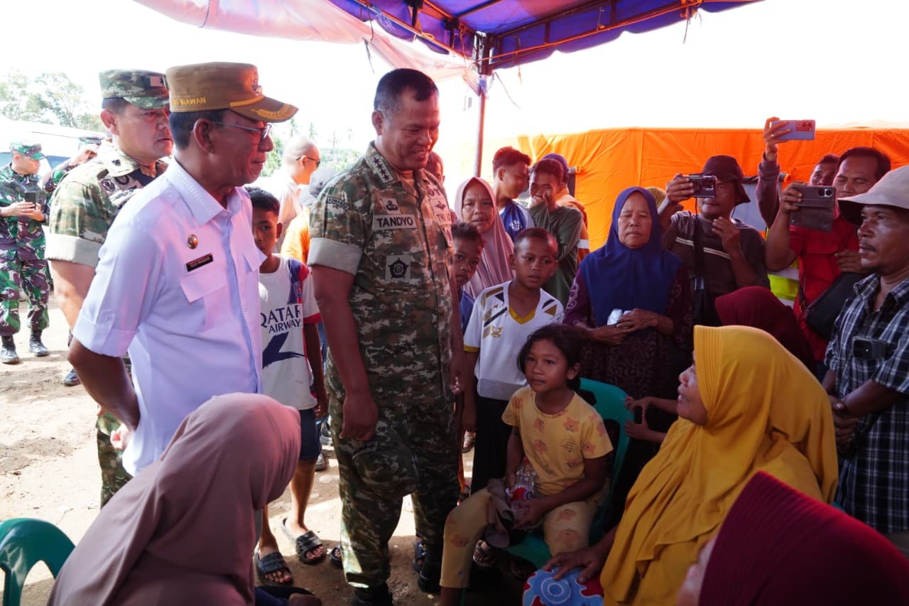Wakil Panglima TNI Tinjau Wilayah Terdampak Banjir di Sumut dan Sumbar
