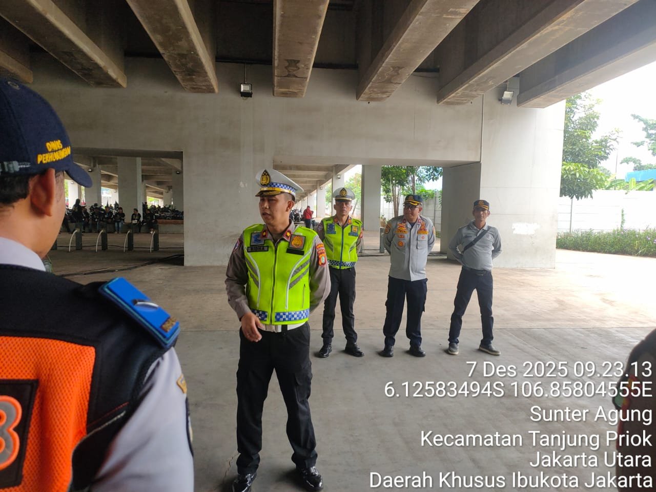 Suku Dinas Perhubungan Jakarta Utara Laksanakan Apel Gabungan untuk Pengaturan Lalu Lintas Tabligh Akbar di JIS