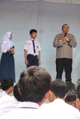 Polres Pelabuhan Tanjung Priok, Sambang Kamtibmas Jaga Jakarta di SMPN 261 Muara Angke