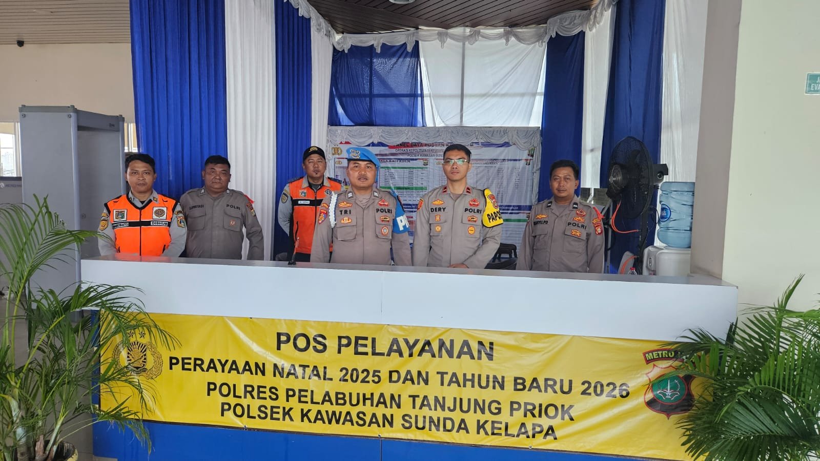 Sipropam Polres Pelabuhan Tanjung Priok, Pastikan Kesiapan Pos Operasi Lilin Jaya 2025 Aman dan Kondusif