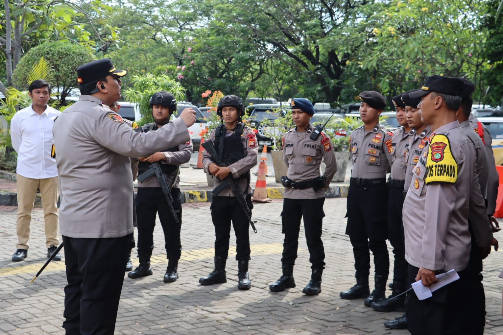 Kapolres Pelabuhan Tanjung Priok, Pastikan Kesiapan Pos Operasi Lilin Jaya 2025