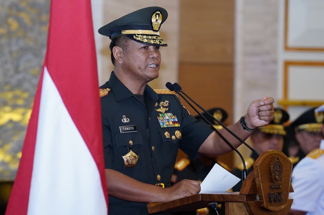 Wapang TNI Pimpin Sertijab Kapuspen TNI, Dan PMPP, dan Kapusjaspermildas