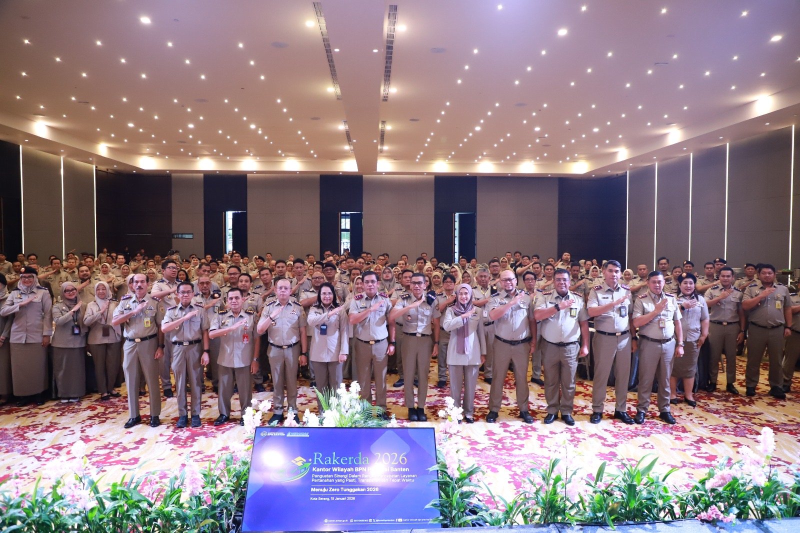 Bersama Melayani Lebih Baik, BPN Banten Mantapkan Arah Layanan Pertanahan 2026