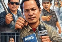 ILUSTRASI - kekerasan terhadap wartawan. (Foto: Istimewa).