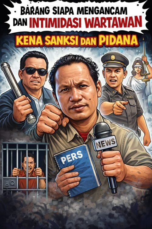 Intimidasi dan Ancaman Terhadap Wartawan, Pelanggaran Serius Kebebasan Pers yang Berujung Sanksi Pidana
