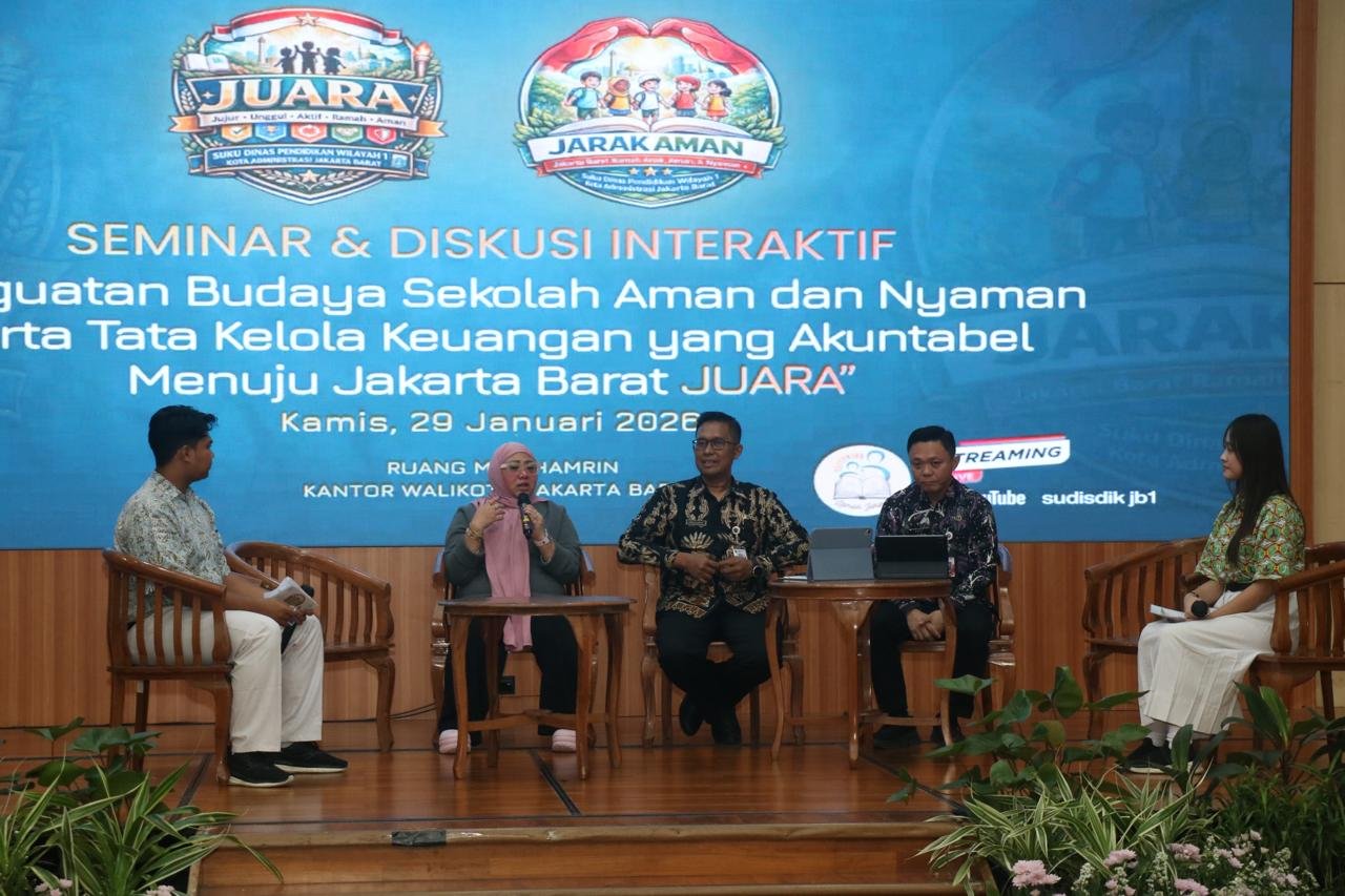 Seminar Pendidikan, Jakbar Tegaskan Komitmen Dukung Sekolah JUARA
