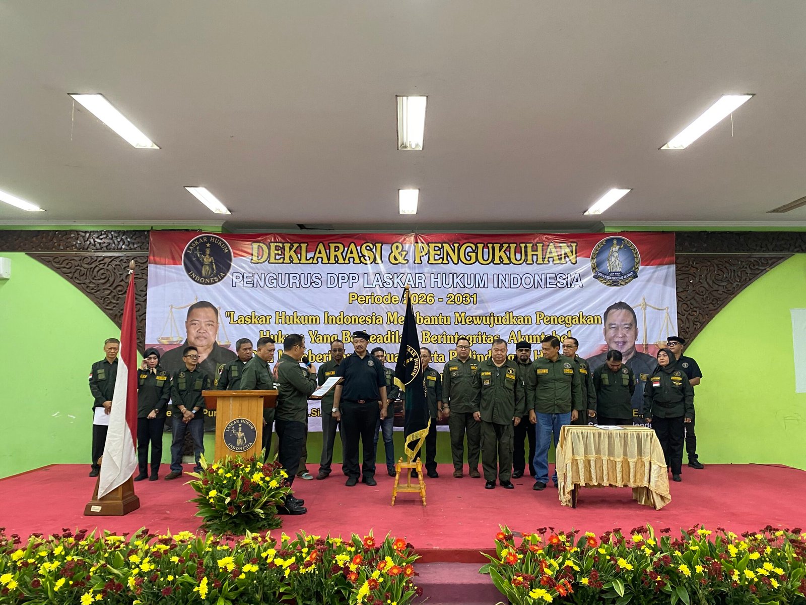 Laskar Hukum Indonesia Deklarasikan Pengurus Pusat, Tegaskan Komitmen Penegakan Hukum Berkeadilan