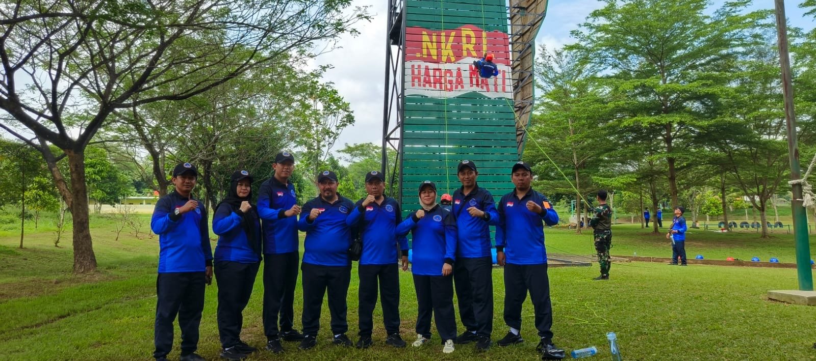 Retret PWI Hari Ketiga, PWI Banten Ikuti Pembekalan Menhan dan Outbound Bela Negara