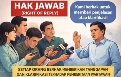 ILUSTRASI - hak jawab dan koreksi dari pengurus gudang di Cileungsi, Kabupaten Bogor, Jawa Barat, kepada redaksi suararealitas.co. (Foto: Istimewa).