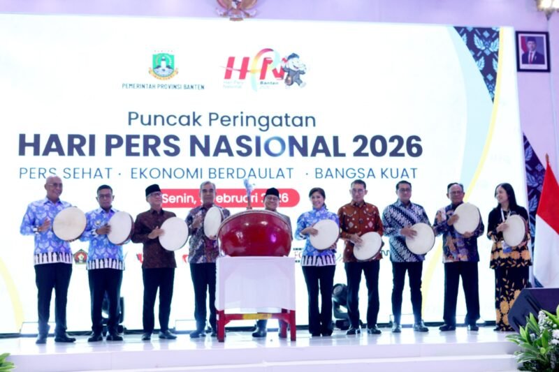 POTRET - Muhaimin Iskandar wakili Presiden RI dalam puncak peringatan Hari Pers Nasional Tahun 2026 dan soroti peran strategis pers. (Foto: Istimewa).