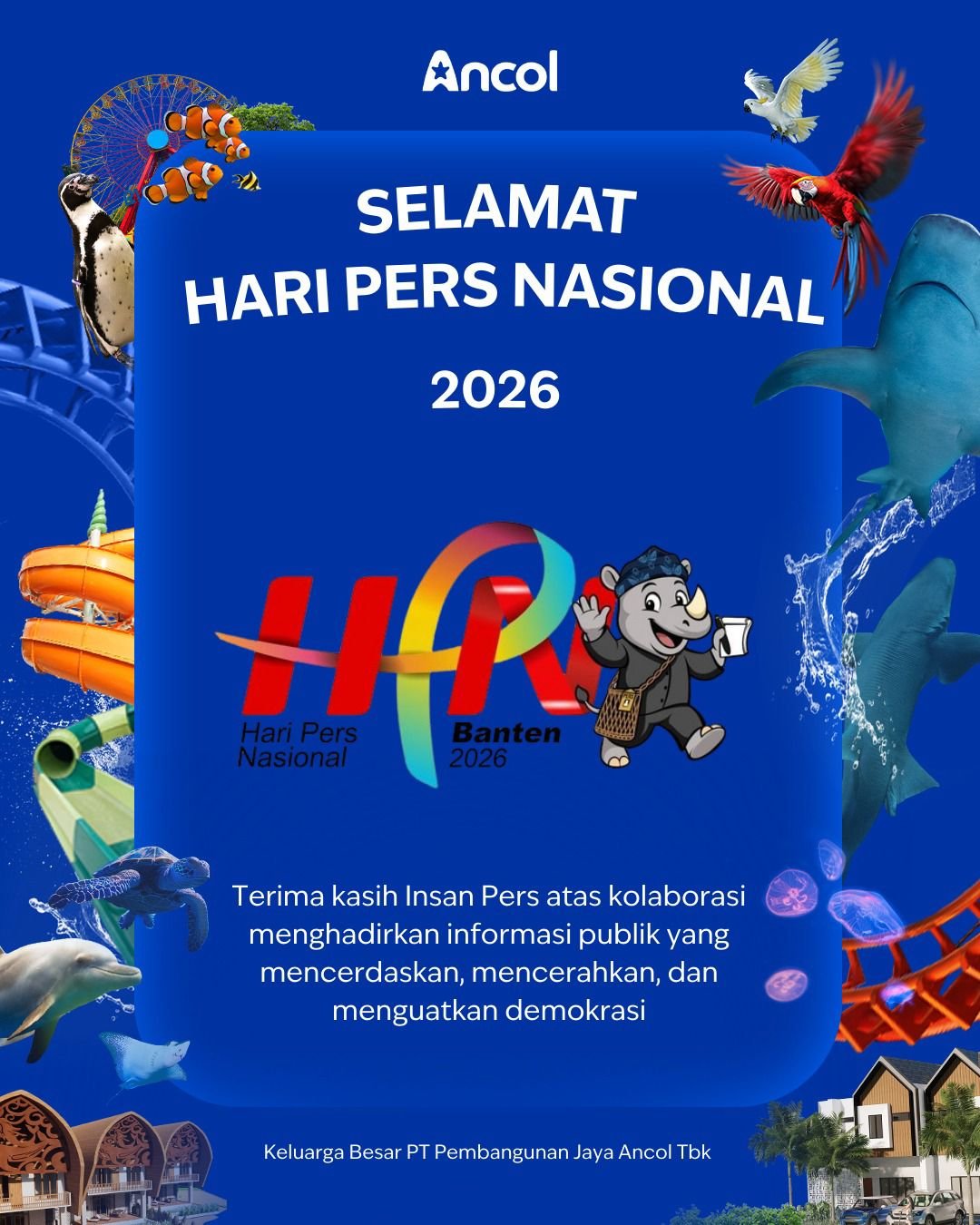 HPN 2026: PT Pembangunan Jaya Ancol Apresiasi Peran Strategis Pers Nasional