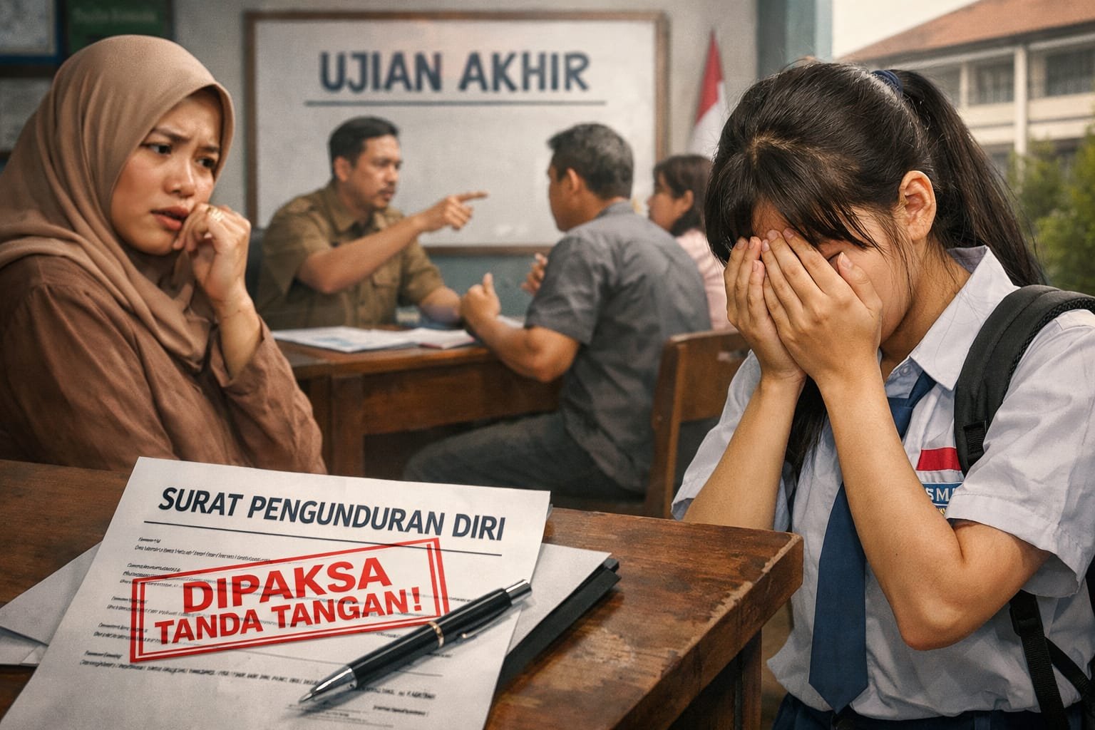 Hak Pendidikan Terancam: Siswa SMKN 2 Kabupaten Tangerang Diduga Dipaksa Mengundurkan Diri