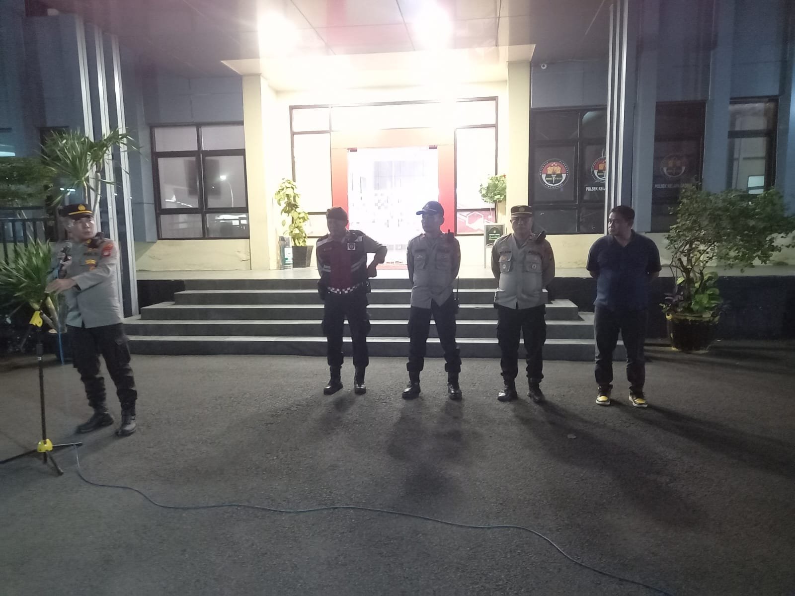 Apel KRYD Polsek Kelapa Gading, Patroli Skala Besar Jaga Kondusifitas Malam Minggu