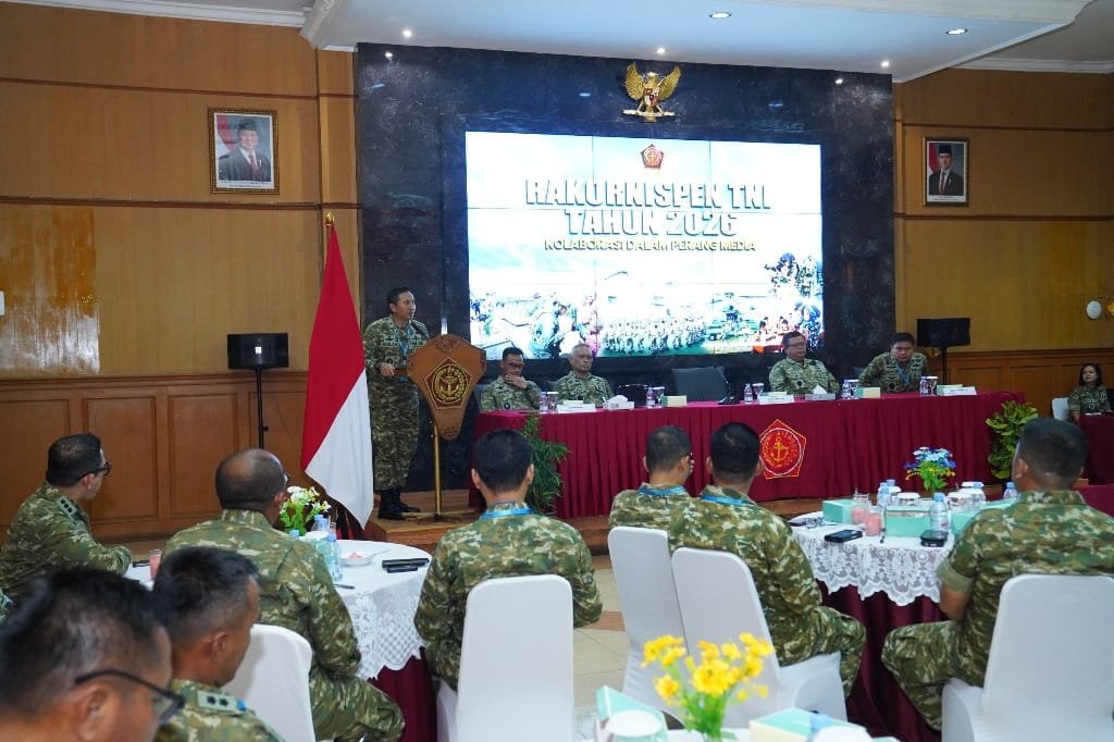 Rakornispen TNI 2026 Perkuat Silaturahmi dan Kolaborasi Hadapi Perang Informasi