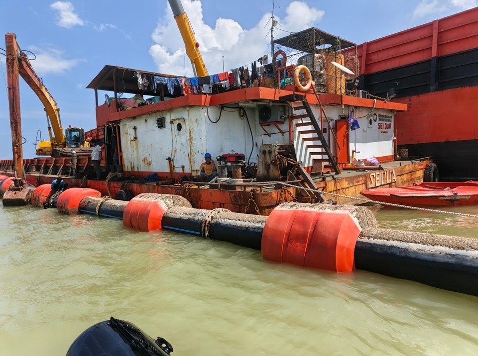Satgas Kuala TNI-Jhonlin Bergerak Cepat, Atasi Sedimentasi Muara Kuala Penaga