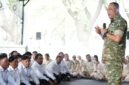 Brigjen TNI Faizal Rizal, S.I.P. berikan pengarahan kepada prajurit dan PNS bertempat di Makorem 052/Wkr, Kelapa Dua, Karawaci, Kabupaten Tangerang, Rabu (18/02/2026)