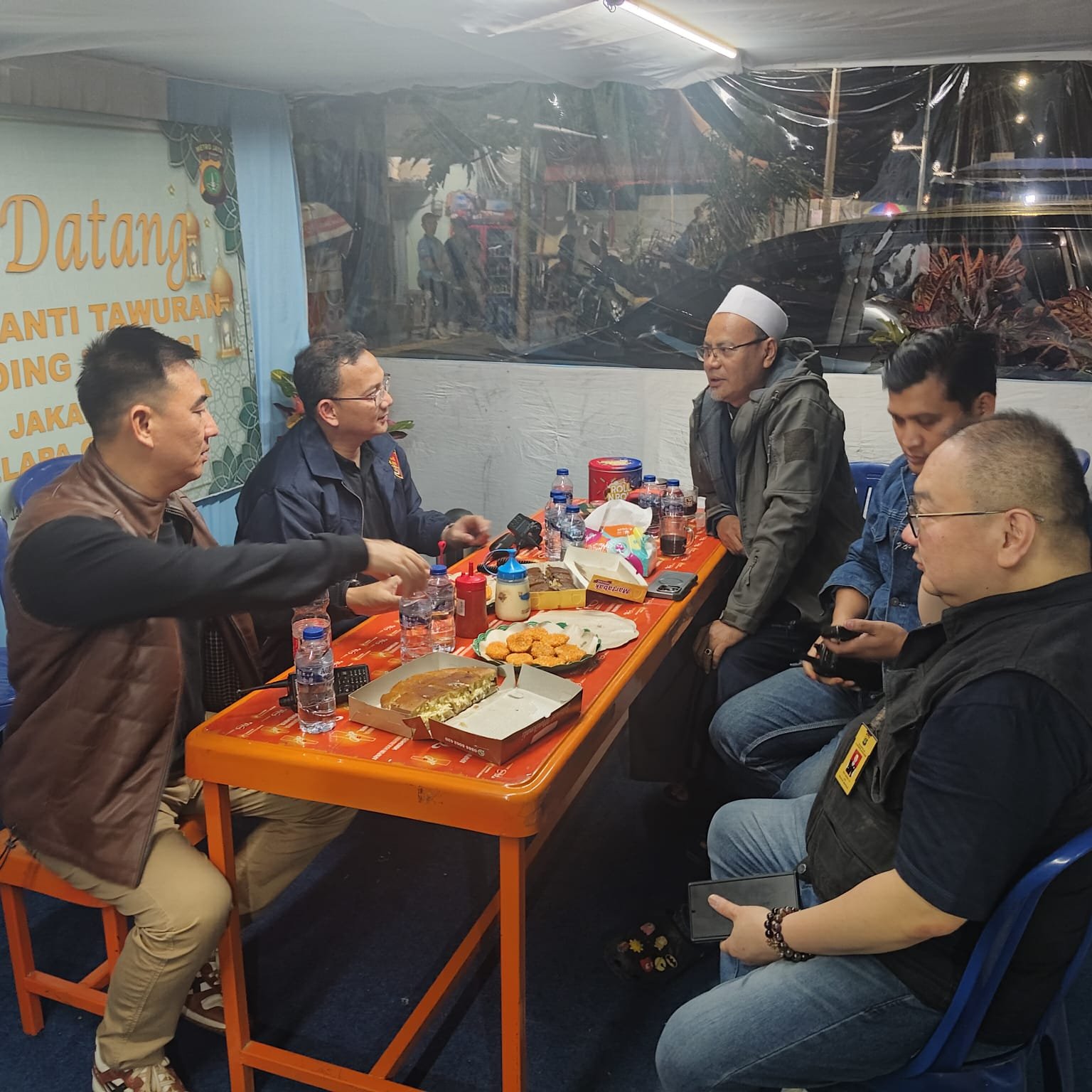 Kapolres Metro Jakarta Utara Tinjau Pos Pantau Tertib Ramadhan Di Kelapa Gading
