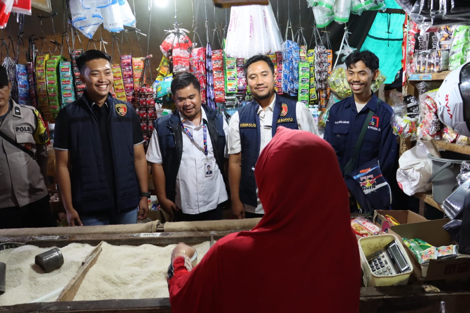 Satgas Pangan Polres Priok, Cek Stok dan Harga Bapokting di Pasar Muara Angke