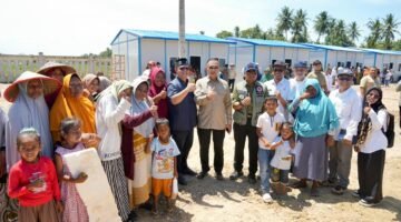 Tinjau Huntap di Aceh Utara, Wamenko Polkam : Negara Hadir Bantu Rakyat Aceh terdampak Bencana