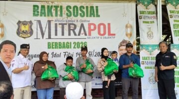 Aksi Sosial Mitrapol: Santuni Anak Yatim dan Salurkan Sembako di Dua Kota