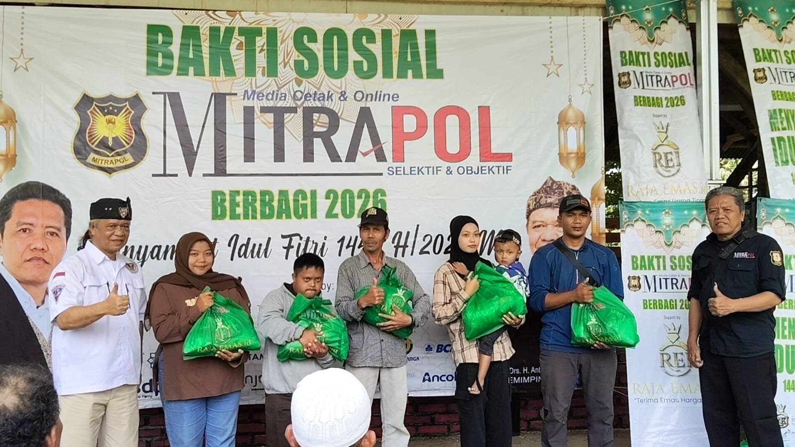Aksi Sosial Mitrapol: Santuni Anak Yatim dan Salurkan Sembako di Dua Kota