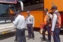 POTRET - pra-ramp check digelar, Terminal Kalideres memastikan armada bus siap melayani para pemudik. (Foto: Istimewa).