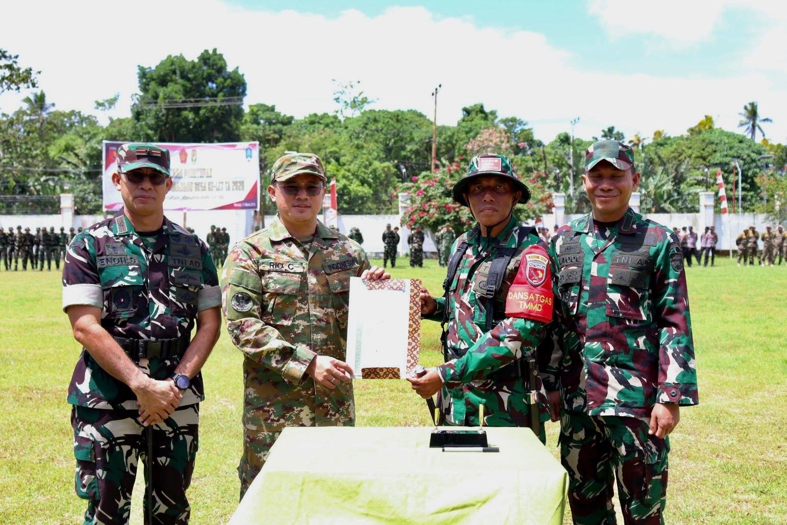 Danrem 152/Baabullah Resmi Tutup TMMD Ke-127 Kodim 1514/Morotai
