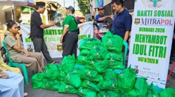 POTRET - dalam menyambut Lebaran, MITRAPOL menghadirkan program sosial. (Foto: Istimewa).