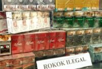 ILUSTRASI - sejumlah merek rokok ilegal tanpa pita cukai. (Foto: Suara Realitas).