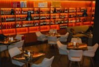 Wine Palace Gading Serpong yang berkonsep desain interior yang modern dan minimalis.menjadi destinasi Sosialita dan eksekutif muda