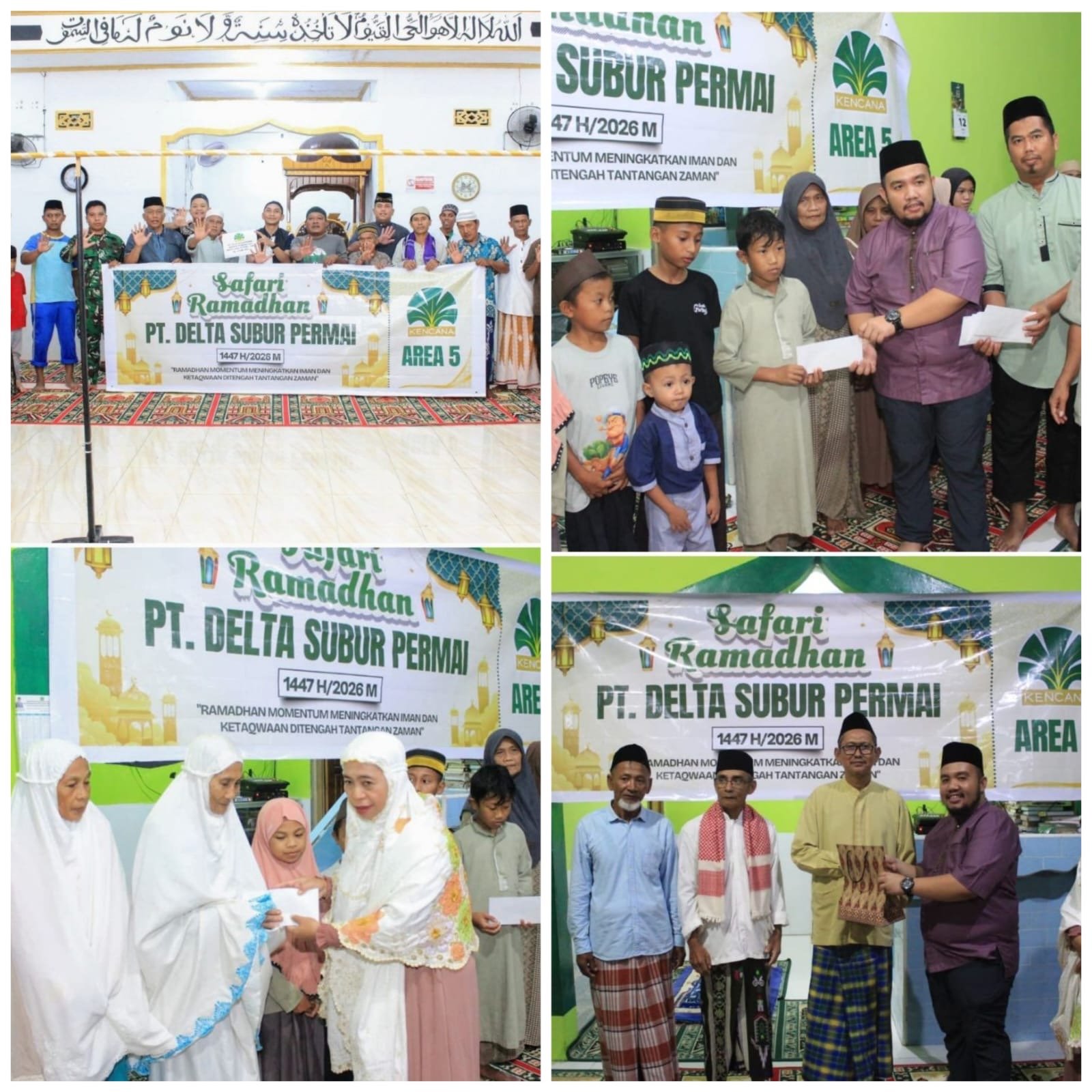 PT Delta Subur Permai Gelar Safari Ramadhan dan Berbagi Berkah di Dua Kelurahan Kecamatan Batui