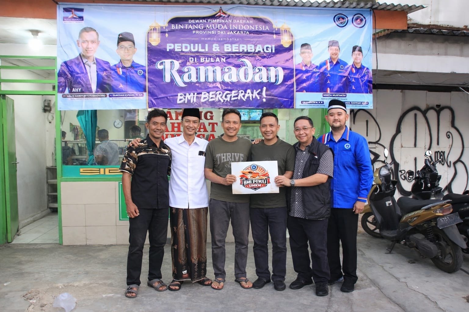 BMI DKI Jakarta Bagikan Buka Puasa Gratis, Sekaligus Hidupkan Warung UMKM di Jakarta  ‎
