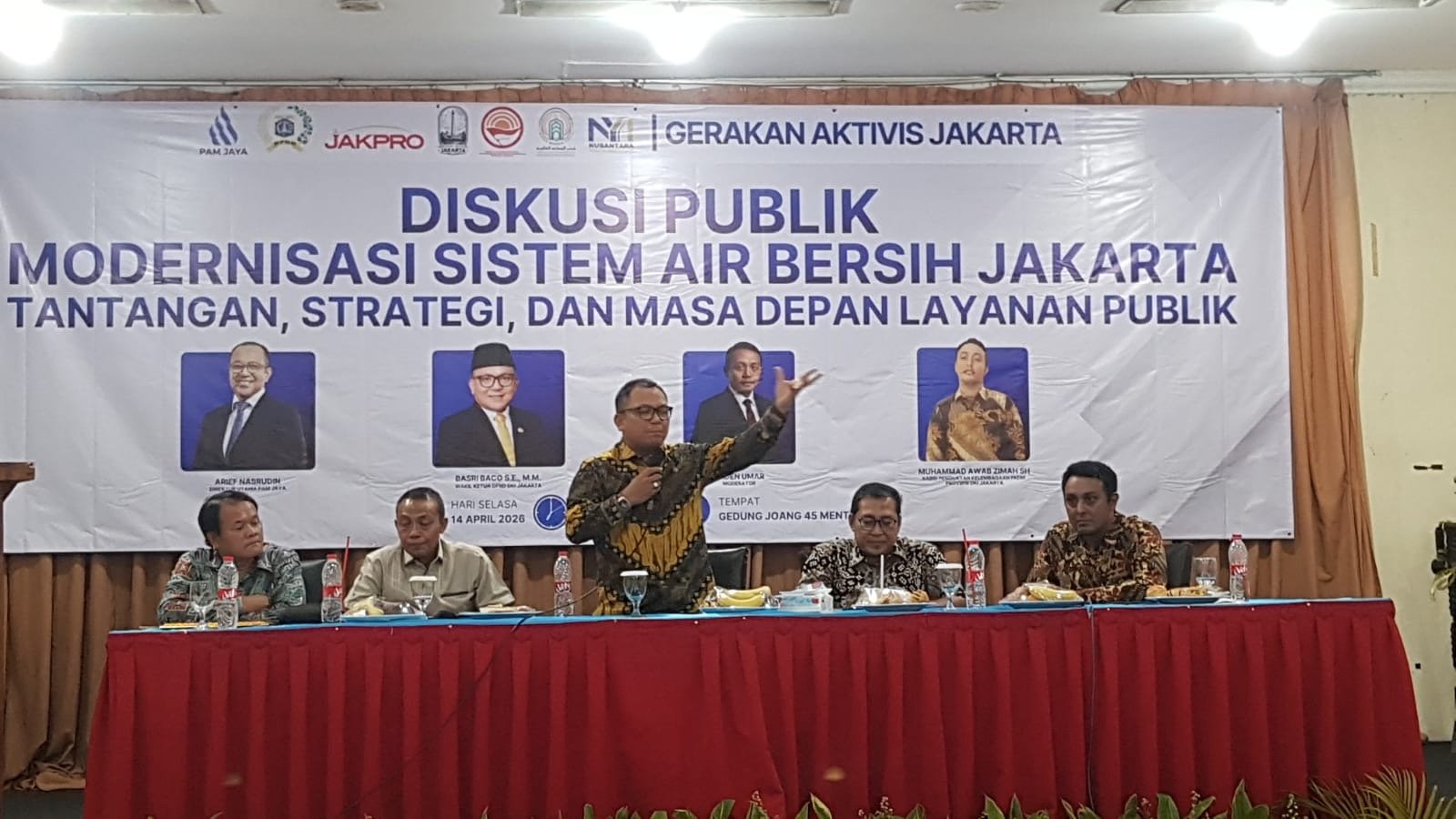Gerakan Aktivis Jakarta Gelar Diskusi Publik Modernisasi Sistem Air Bersih, Soroti Tantangan Infrastruktur dan Pembiayaan