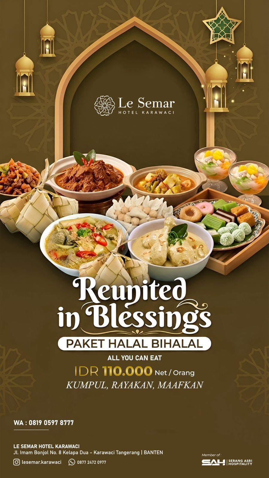 Le Semar Hotel Karawaci, Tawarkan “Reunited in Blessing – Paket Halal Bihalal”