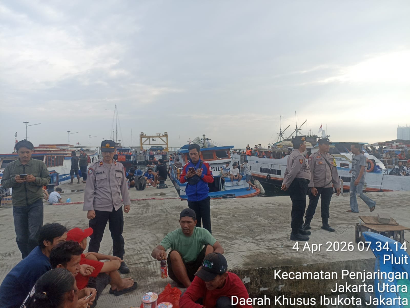 Pengamanan Akses Wisata Kepulauan Seribu di Dermaga Muara Angke Berjalan Aman