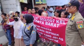 POTRET - penertiban lahan di Kalideres Jakarta Barat membuahkan hasil dan 7 KK berhasil direlokasi ke Rusun dan Hunian Mandiri. (Foto: Istimewa).