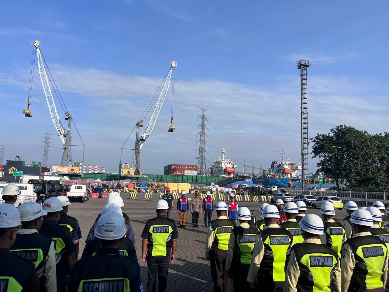 Polres Priok, Gelar Apel Satpam Pelabuhan, Tekankan Kesiapsiagaan dan Etika, Jelang May Day