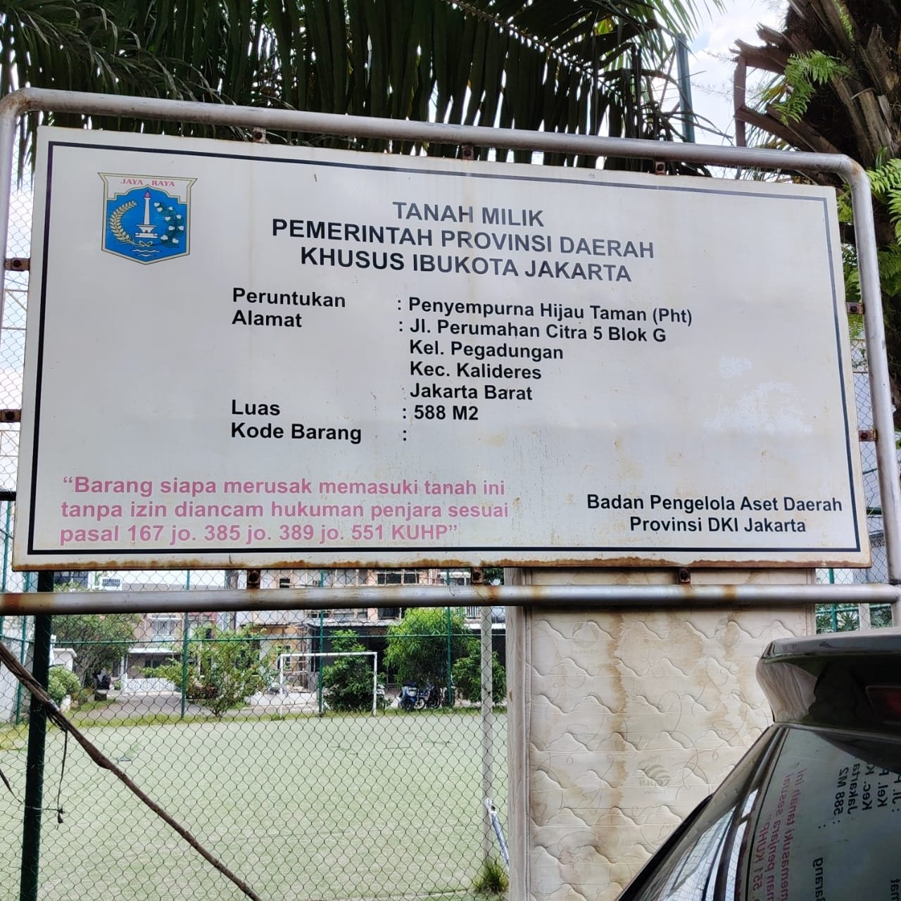 Aset GOR Mangkrak Sejak 2015 di Kalideres Akhirnya Ditinjau DPRD DKI
