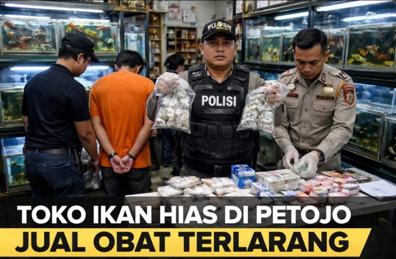 POTRET - toko penjual ikan hias berkedok menjual pil koplo atau obat daftar G. (Foto: ILUSTRASI/Ist).