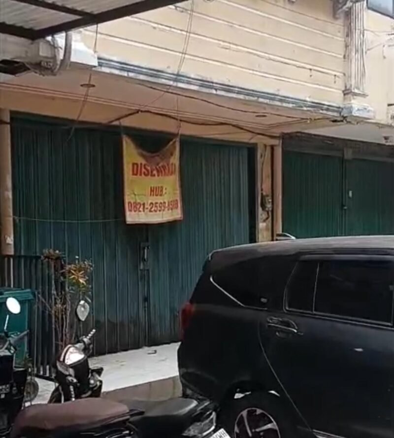Tulisan “Disewakan” Muncul di Ruko Aset Pemkot
