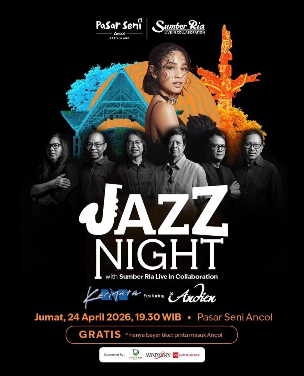 Pasar Seni Ancol Panaskan International Jazz Day, Panggung Seni Menuju Jakalcer 2026 Resmi Dimulai