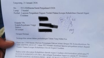 Lapdu LSM Barata yang diduga lamban ditangani Kejati Banten