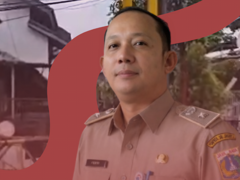 POTRET - Lurah Kedoya Utara, Febri Ariansyah. (Foto: Suara Realitas).