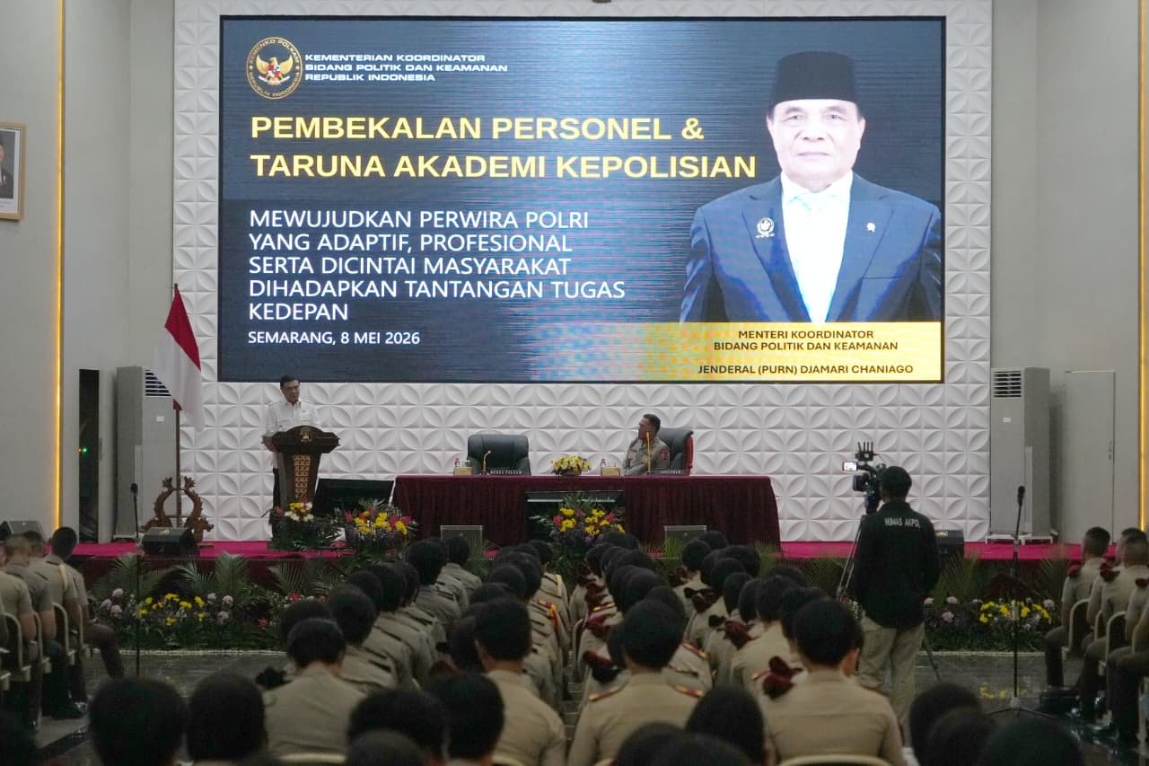 Beri Pembekalan di Akpol, Menko Polkam: Polri Harus Menjadi Institusi yang Dicintai Rakyat