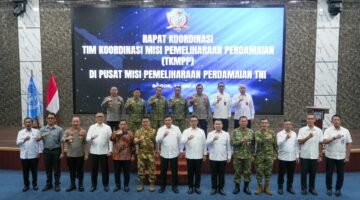 Pimpin Rakor Misi Pemeliharaan Perdamaian, Menko Polkam Tekankan Disiplin dan Kualitas Latihan Prajurit Garuda
