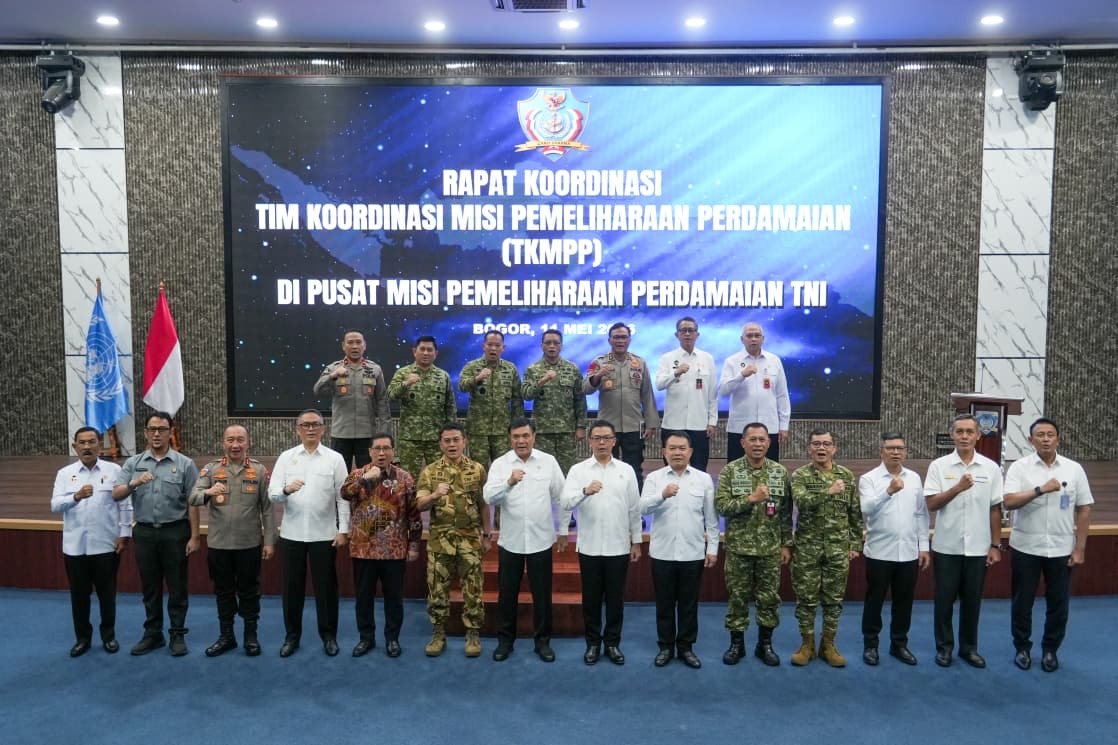Pimpin Rakor Misi Pemeliharaan Perdamaian, Menko Polkam Tekankan Disiplin dan Kualitas Latihan Prajurit Garuda