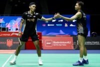 POTRET - pasangan ganda putra, Fajar-Fikri lolos ke Singapore Open 2026. (Foto: Dok.PBSI/Ist).