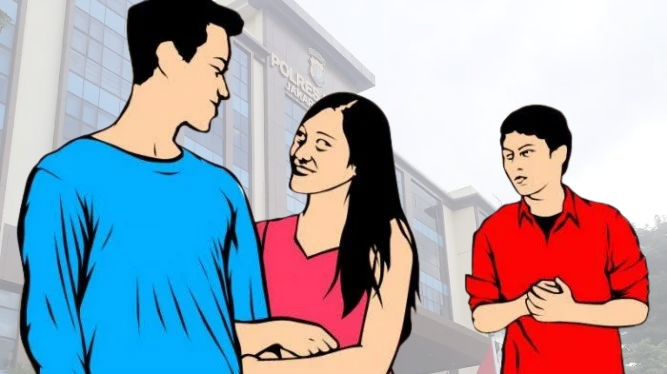 ILUSTRASI - dugaan perselingkuhan yang berujung pada laporan polisi di Jakarta Pusat. (Foto: Suara Realitas).